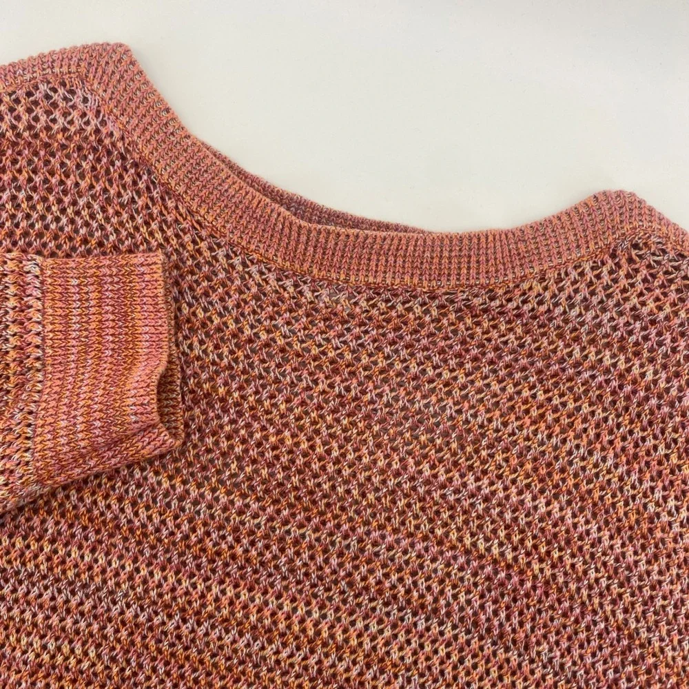 Old Navy Sweater Womens 2X Warm Multi Space Dye Cotton Modern Boatneck